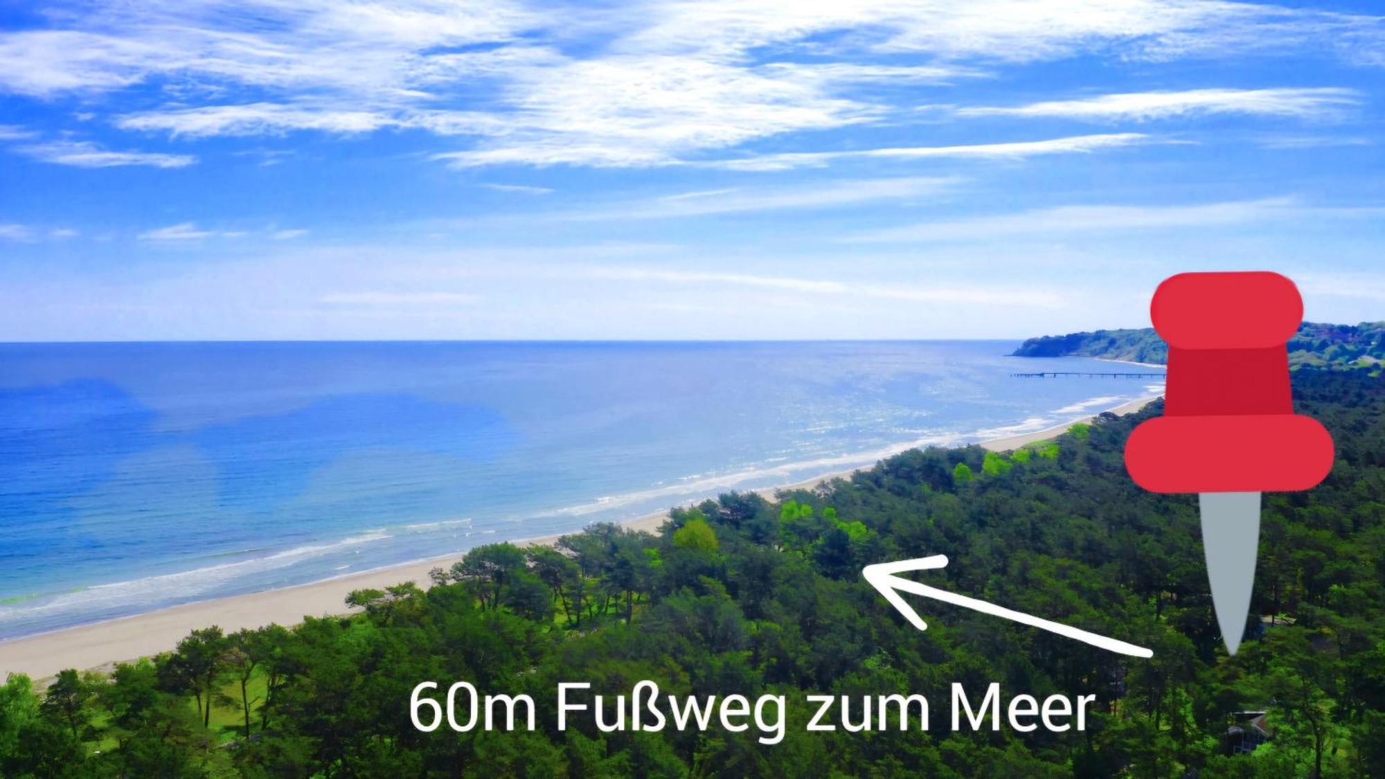 Strandhaus Rügen - Sauna, Kamin, Whirlpool Baabe Exterior foto